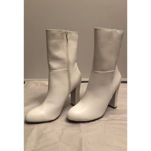 All White, Calf high boots